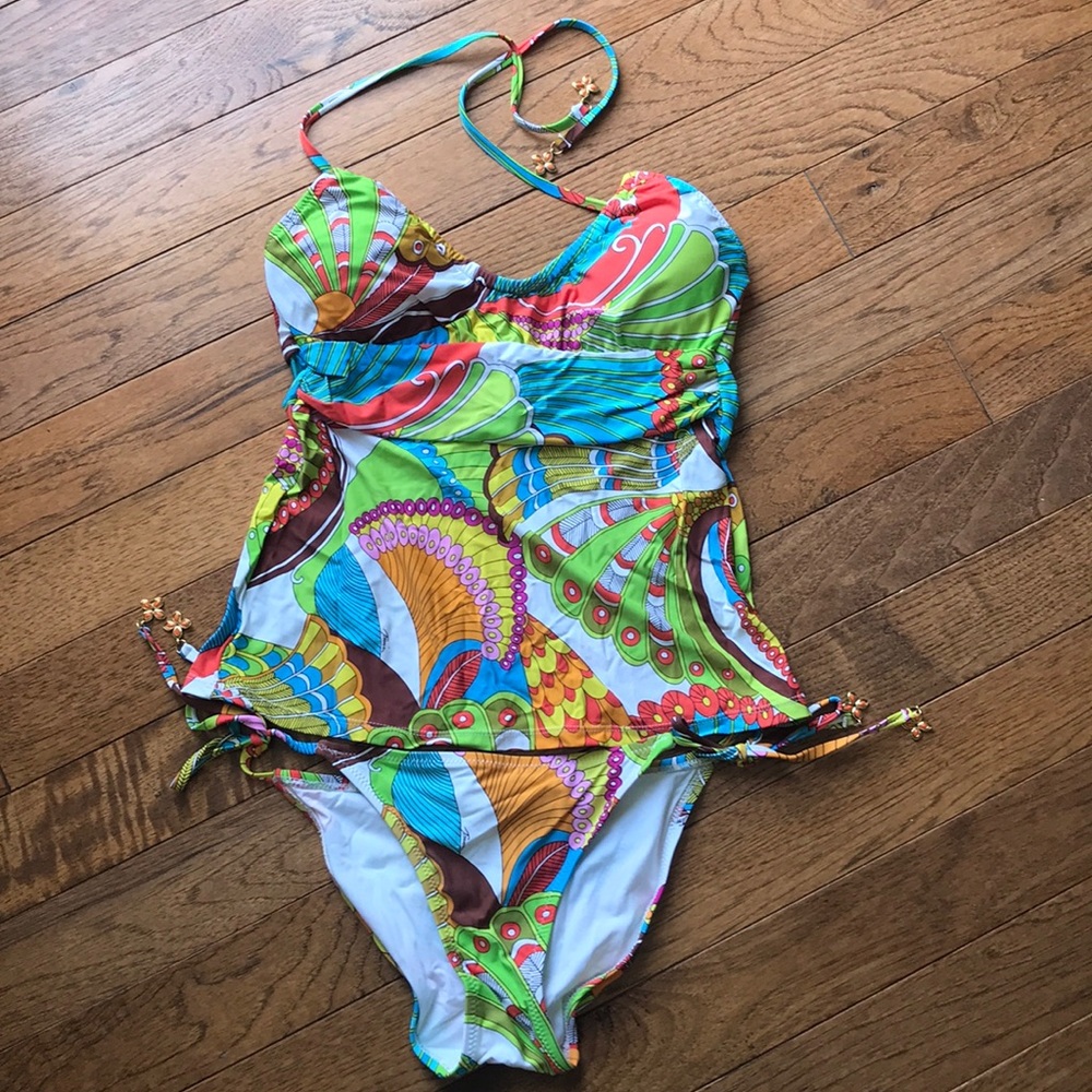Trina Turk Calypso 2 piece Swim Suit